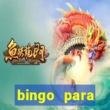 bingo para despedida de solteira para imprimir